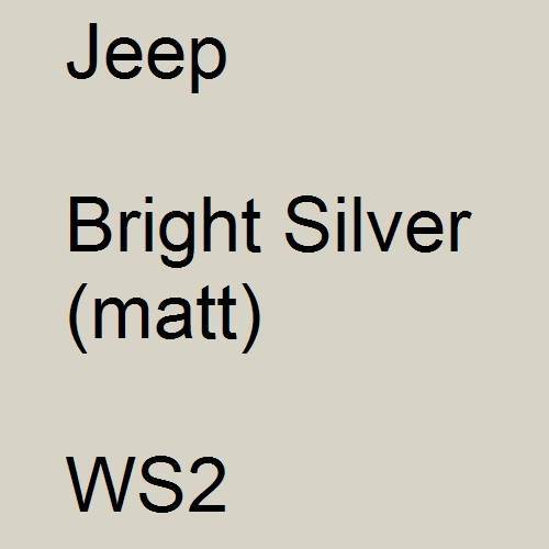 Jeep, Bright Silver (matt), WS2.